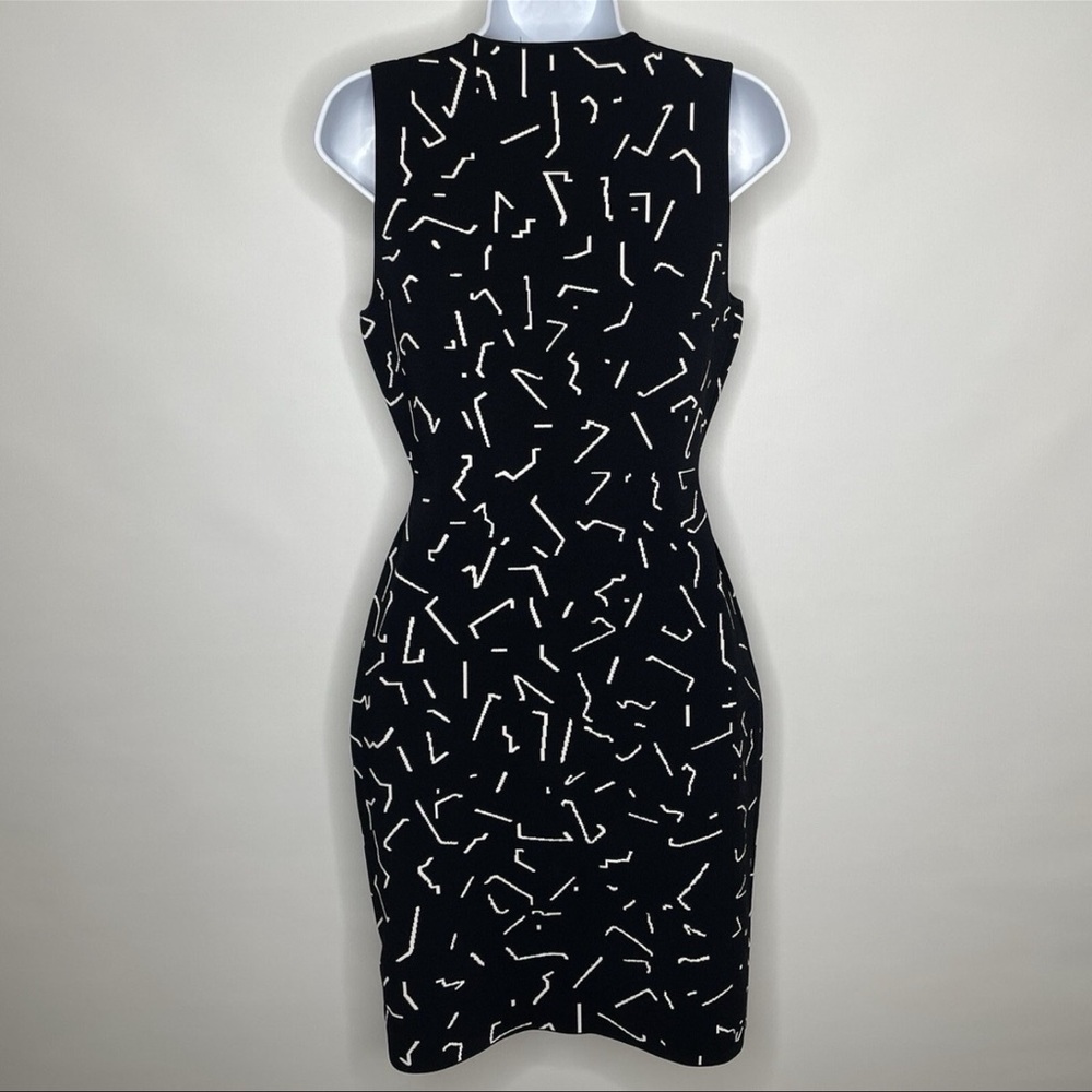 Alexander Wang Black Dress with White Accents